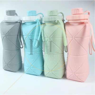 ขวดน้ำซิลิโคนพับได้ – ของขวัญเดินทางและของขวัญองค์กรพรีเมียม